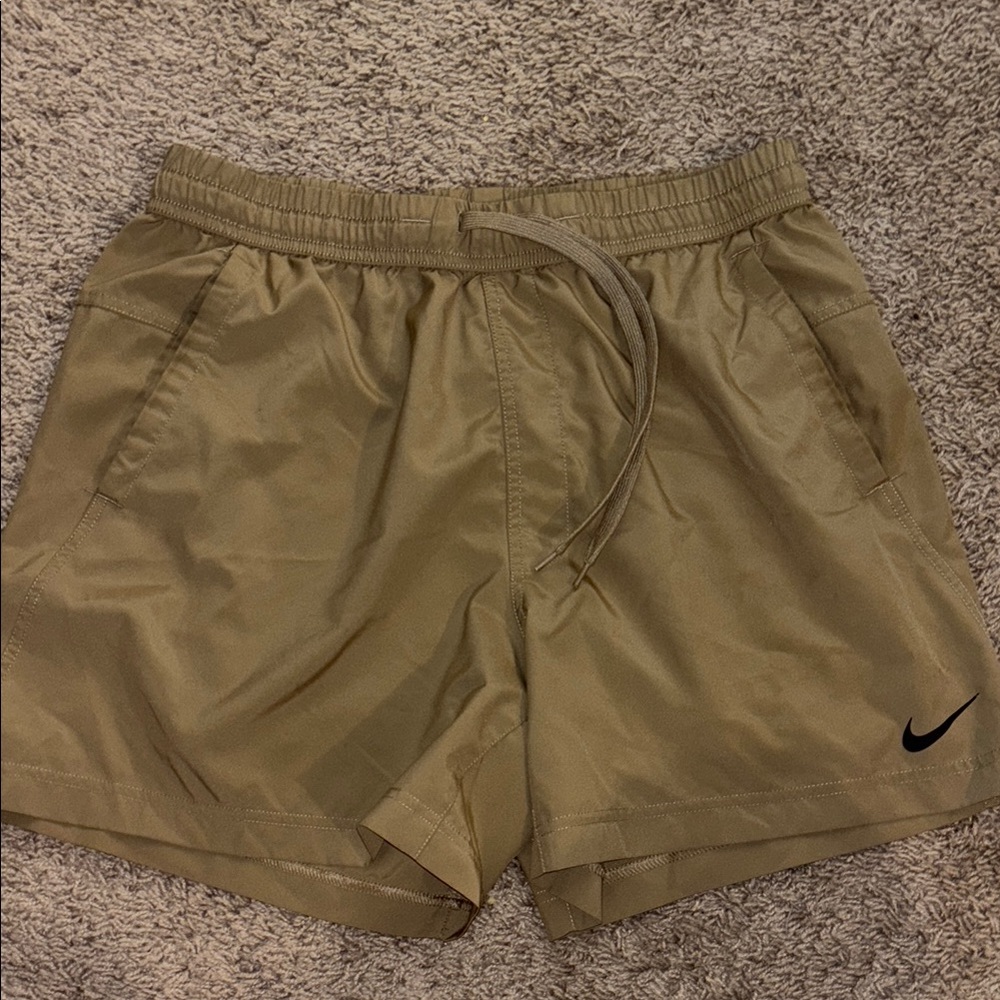 Nike Men's Tan Athletic Shorts
